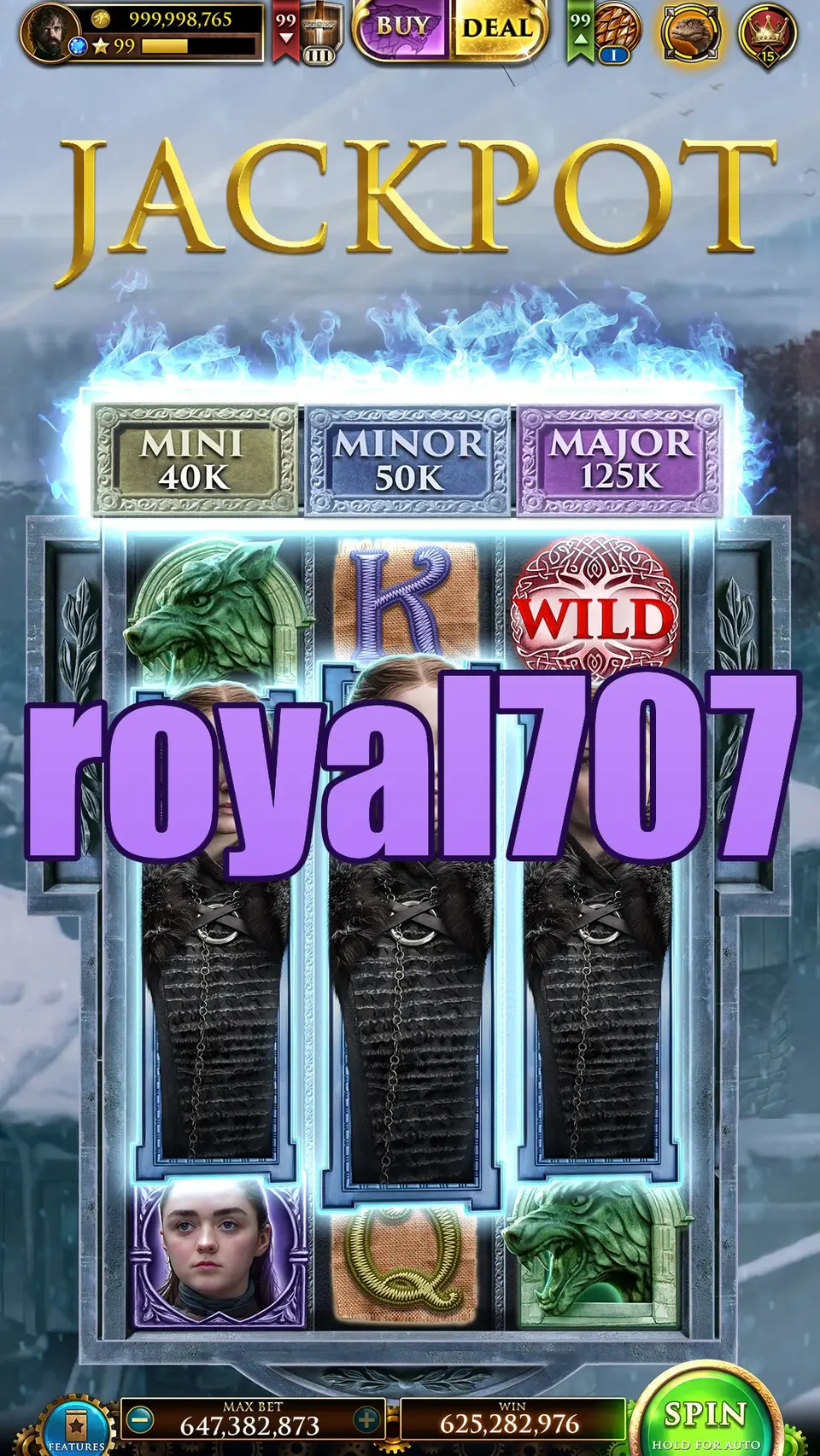 royal707 Tangkapan Layar - APK Resmi